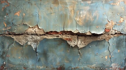 Rustic Metal Texture: Weathered Steel Crack Background