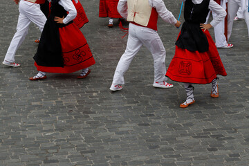 Basque folk dance performance