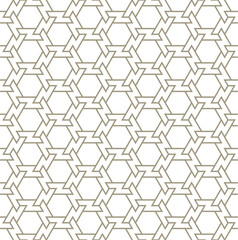 Seamless geometric abstract pattern with a modern style