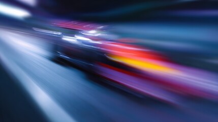 Abstract background of blurred motion of a fast-paced game on screen, dynamism and action. Thrill, speed. Energetic.