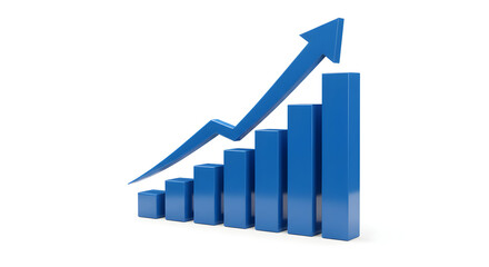 Boost your business with this upward trending graph showcasing exponential growth and financial success, ideal for presentations and reports.