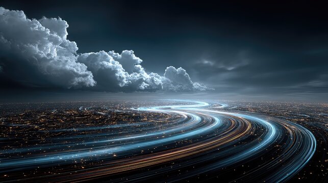 Seamless cloud migration imagery for modern enterprise tech transitions.