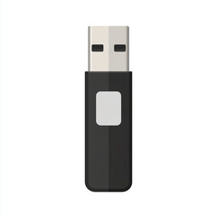 usb flash drive isolated