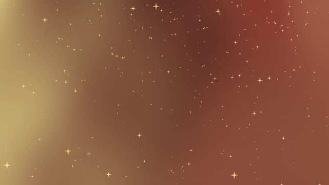 Abstrakte Gold- und Rott&ouml;ne mit fallenden Partikeln