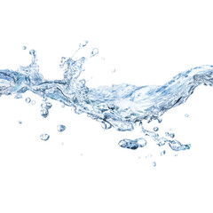 water splash on transparent background