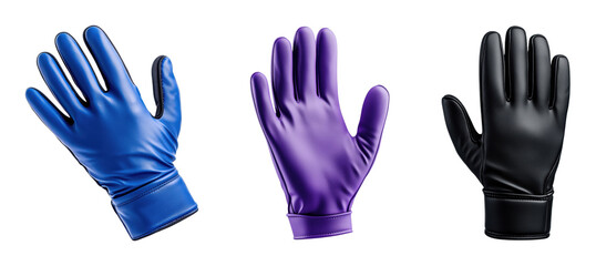Colorful gloves in various styles and materials for versatile use