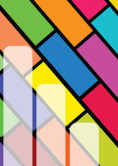 abstract background with colorful rectangles