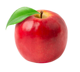 red apple isolated
