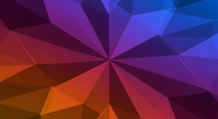 Obraz premium Abstract Geometric Gradient Background with Radial Rays