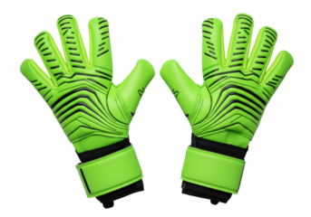 Green Goalkeeper Gloves Soccer Football Sports Equipment Gear Protection Hands