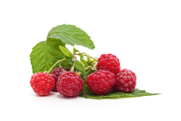 Red berries raspberries.