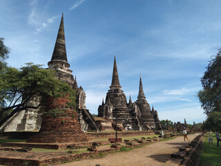 Ayutthaya old city, Beautiful temple in Ayutthaya, superb historical remains, Thai styles of art...