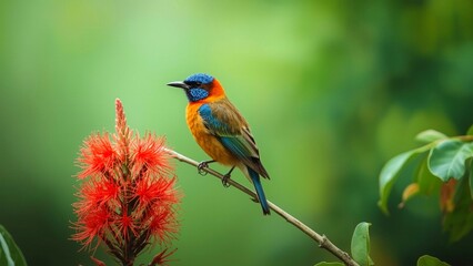 Obraz premium The most beautiful and colourful Bird 