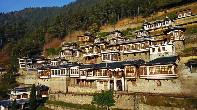 shimla queen of hill stations with colonial buildings and himalayan hills video