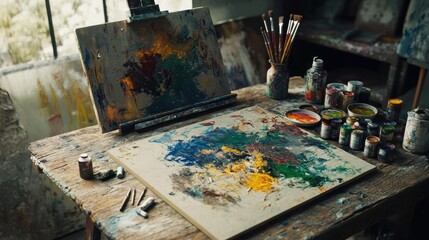 Exploring Abstract Painting Techniques: A Colorful Journey Through Canvas and Brushstrokes