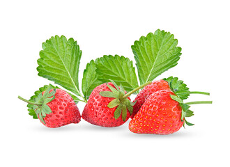 fresh strawberry on a white,isolated