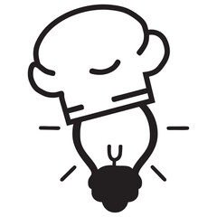 vector design of lamp logo elements