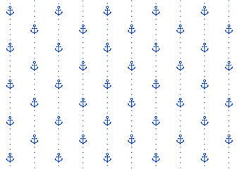 碇とドットのかわいいストライプパターン壁紙ベクター素材 © benidama