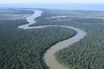 Guyane-for&ecirc;t tropicale-paysages-plage