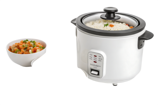 the rice cooker is a convenient and easy AI generated by PNG