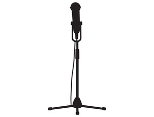 MICROPHONE SILHOUETTE