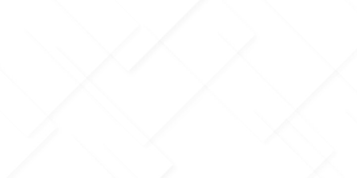 Modern Abstract white background design with layers of textured white transparent material in triangle and squares shapes. White color technology concept geometric line vector background.