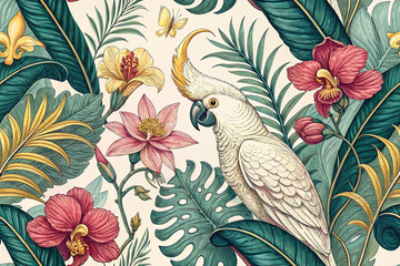 Seamless Texture Background Illustration White