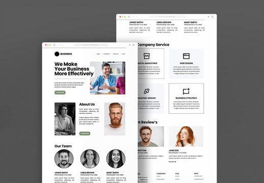 Business Promotion Email Newsletter Template