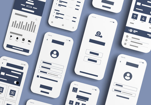 Ecommerce Mobile App Wireframe