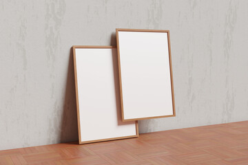Wall Mounted Art Frame Mockup for showcasing your design to clients