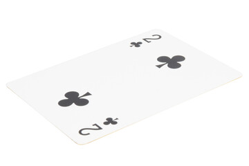 card gambling on white game luck two clubs