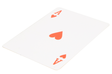 card gambling on white game luck