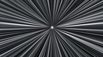Abstract Silver Light Speed Burst Background Design Element