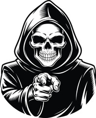 Grim Reaper Game Over eps | Death eps | Horror T-Shirt Decal Graphics Tattoo | Cricut Cutting File Cut Clipart Vector Digital Dxf P
Grim Reaper eps, Reaper Holding Scythe eps, Skeleton eps, Grim Clipa