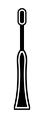 Toothbrush icon collection vector illustration. Set of regular and electric toothbrushes.
