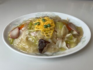 Ankake Yakisoba in Ueda, Nagano, Japan