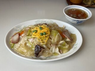 Ankake Yakisoba in Ueda, Nagano, Japan