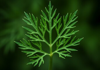 緑の幾何学模様