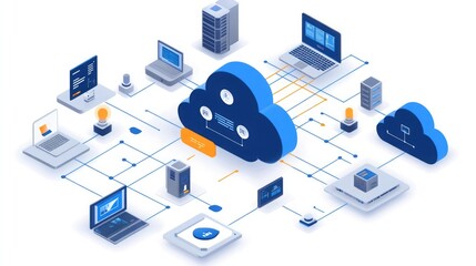Enterprise service bus (ESB) diagram showing middleware messaging, integration points, and workflow orchestration in cloud-native SOA environmen