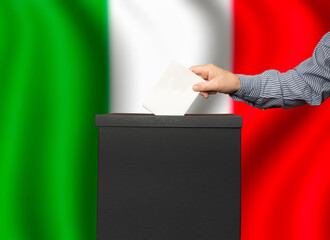 voting in the Italian elections