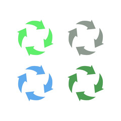 Fototapeta premium ARROWS FOR GRAPH OR PROJECT SIGN SYMBOL LOGO VECTOR