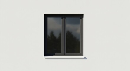 Fototapeta premium 影絵の窓辺