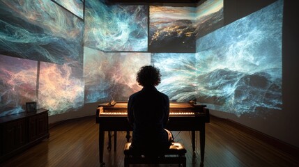 Mood-predictive music environment composing real-time adaptive soundscapes for anticipatory emotional support 