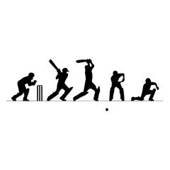 cricket silhouettes