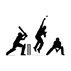 cricket silhouettes