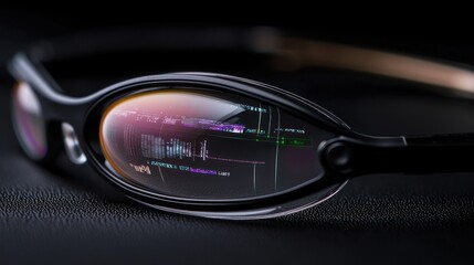 Smart Glasses Reflecting Digital Data, a Window to Augmented Reality and Information