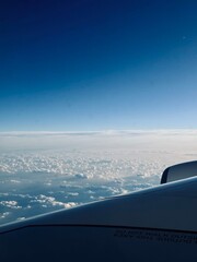 view from airplane window