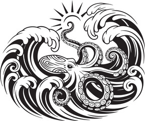 Ocean Totem Tribal Sea Creatures Collection