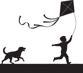 Abstract geometric composition with vibrant color accents and clean lines