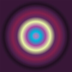 Concentric circles gradient abstract background